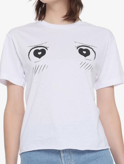 anime boy heart eyes